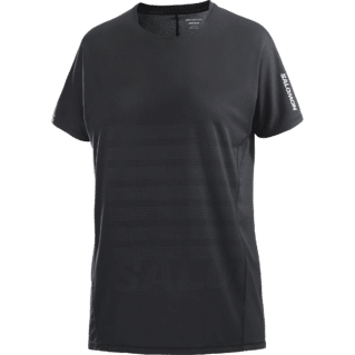 Salomon Sense aero ss tee graphic dame - ZWART - Dames