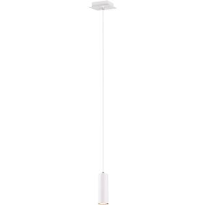 LED Hanglamp - Trion Mary - GU10 Fitting - 1-lichts - Rond - Mat Wit - Aluminium