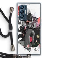 Dissimulation du réel: Oppo Find X3 Neo Transparant Hoesje met koord