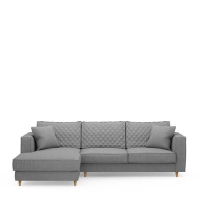 Rivièra Maison Loungebank 'Kendall' Links, Cotton, kleur Grey
