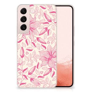 Samsung Galaxy S22 TPU Case Pink Flowers