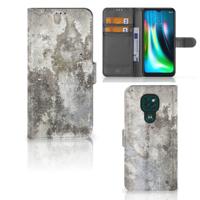 Motorola Moto G9 Play | E7 Plus | Bookcase | Beton Print