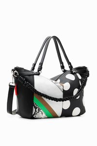 Grote tas met patch - BLACK - U
