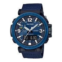 Horlogeband Casio PRG-600YB-3 / 10530879 Nylon/perlon Blauw 24mm - thumbnail