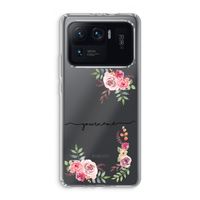 Rozen: Xiaomi Mi 11 Ultra Transparant Hoesje