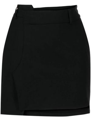 Monse minijupe à coupe asymétrique - Noir
