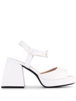 Nodaleto sandales Bulla Ness 90 en cuir - Blanc