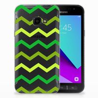 Samsung Galaxy Xcover 4 | Xcover 4s TPU bumper Zigzag Groen