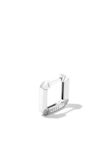 EÉRA boucle d'oreille Mini Square en or blanc 18ct - Argent