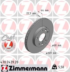 Remschijf Coat Z 470243920