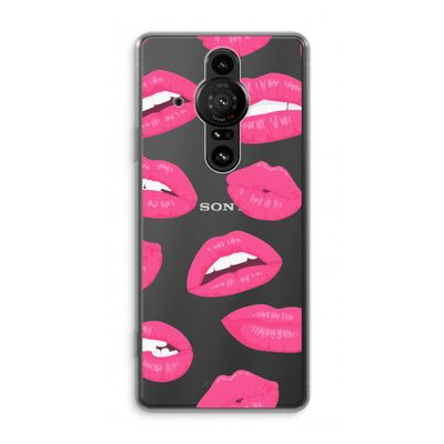 Bite my lip: Sony Xperia Pro-I Transparant Hoesje