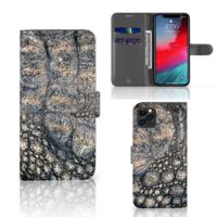 Apple iPhone 11 Pro Max | Telefoonhoesje | Met pasjeshouder | Krokodillenprint