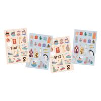 Folat BV Stickers sinterklaasfiguren, 49st. - thumbnail