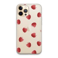 Framboosjes: iPhone 13 Pro Max Transparant Hoesje