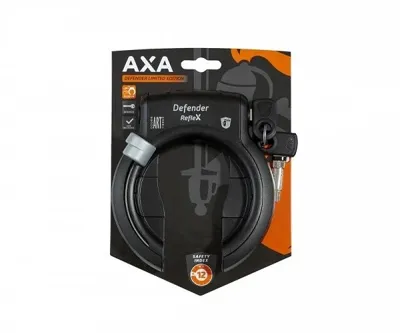 Ringslot AXA Defender Limited Edition - Mat Zwart + Reflex