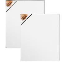 Artist & Co Canvas Schildersdoek - 2x - 50 x 60 cm - wit - hobby verven - schilderen - frame en doek
