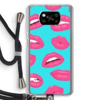 Bite my lip: Xiaomi Poco X3 NFC Transparant Hoesje met koord