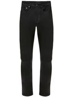 JW Anderson pantalon en cuir à coupe slim - Noir