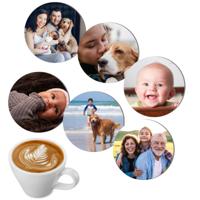 Onderzetters met eigen foto&apos;s - Rond - Pillow Buddies