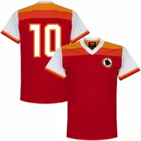 AS Roma Retro Voetbalshirt 1978-1979 + Nummer 10 (Ancelotti)