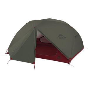 MSR 10332 tent voor rugzaktoerisme Koepeltent 3 persoon/personen Groen, Rood