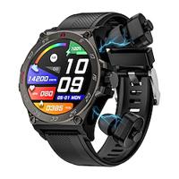 2024 smart watch tws headset 2-in-1 bluetooth oproep buitensporthorloge 400 mah batterij hartslag bloeddruk slaap smartwatch Lightinthebox