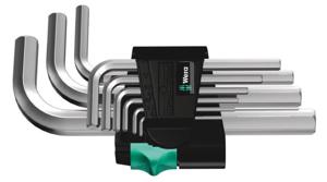 Wera 950/9 SM N Stifsleutelset, metrisch, verchroomd, 9 -delig - 1 stuk(s) - 05021406001