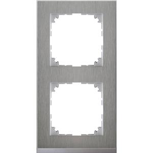 Merten MEG4020-3646 Afdekking Frame System M RVS 1 stuk(s)