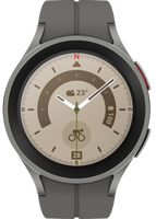 Samsung SM-R925FZTAEUB smartwatch / sport watch 3,56 cm (1.4") Super AMOLED 45 mm 4G Titanium GPS - thumbnail