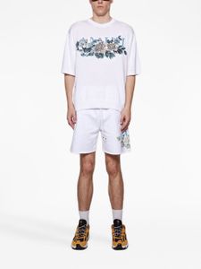 AMIRI short en coton à logo imprimé - Blanc