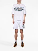 AMIRI short en coton à logo imprimé - Blanc