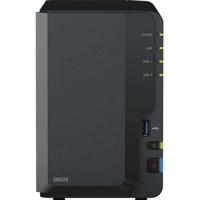 Synology DS223 Storage Server - 2 Bays - 2 GB DDR4
