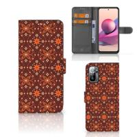 Xiaomi Redmi Note 10/10T 5G | Poco M3 Pro | Telefoon Hoesje | Batik Brown