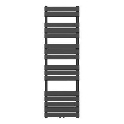 Belrad Handdoekradiator - middenaansluiting - 1600X500mm - Zwart BFRZ1600500