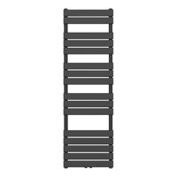 Belrad Handdoekradiator - middenaansluiting - 1600X500mm - Zwart BFRZ1600500