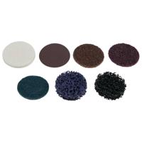 KS Tools 515.5081 Reserve schuurpads, Ø 50 mm, potkraswol, verpakking van 10 stuks