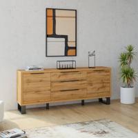 Home365 Dressoir Halmstad - 2-deurs incl. 3 lades - Wotan Eiken