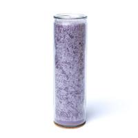 Fairtrade Violet Palmpit Was Kaars uit Indonesië - thumbnail