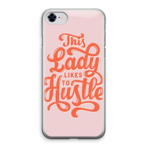 Hustle Lady: iPhone 8 Transparant Hoesje