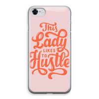Hustle Lady: iPhone 8 Transparant Hoesje