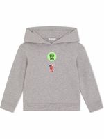 Dolce & Gabbana Kids hoodie à logo - Gris - thumbnail