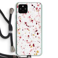 Terrazzo N°9: Pixel 5a 5G Transparant Hoesje met koord