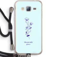 Bloom with grace: Samsung Galaxy J3 (2016) Transparant Hoesje met koord
