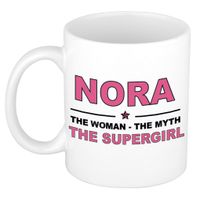 Nora The woman, The myth the supergirl cadeau koffie mok / thee beker 300 ml   -