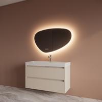 Badmeubelset BWS Riga Met Lako Wastafel Wit 100 cm Kasjmier Boss & Wessing