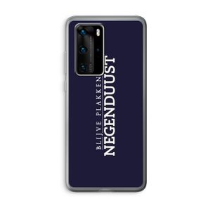 Blijve plakken in Negenduust: Huawei P40 Pro Transparant Hoesje