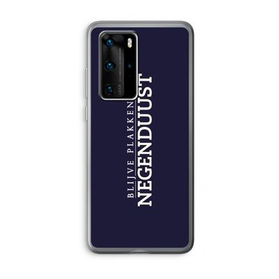 Blijve plakken in Negenduust: Huawei P40 Pro Transparant Hoesje