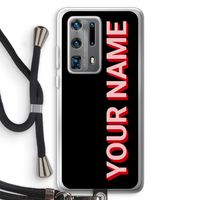 Namecase: Huawei P40 Pro Plus Transparant Hoesje met koord