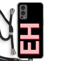 Monogram: OnePlus Nord 2 5G Transparant Hoesje met koord