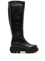 Paloma Barceló bottes en cuir 60 mm - Noir